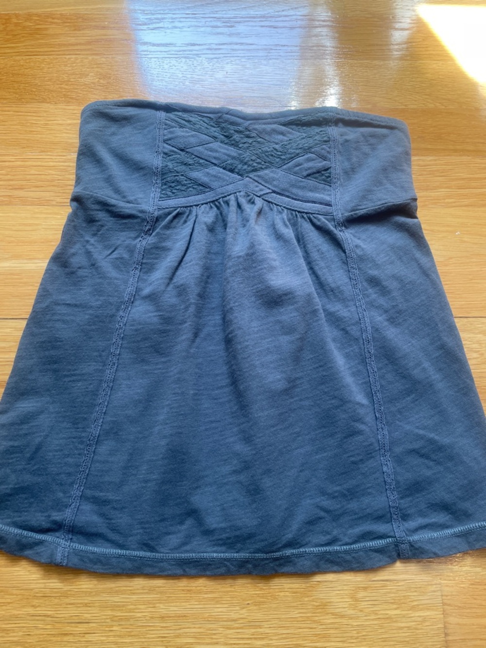 Like New American Eagle Women’s Strapless Tube Top Tank Top Gray Grey